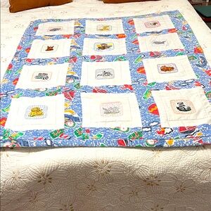 Colorful Animal Print handmade Quilt